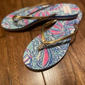 Lilly Pulitzer for Target flip flops
